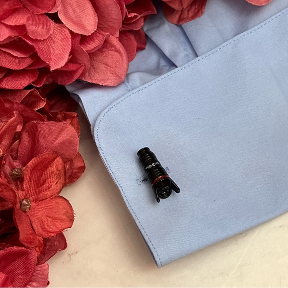 Black Long Range Zoom Photography Camera Lens Cufflinks - Picture 13 of 17